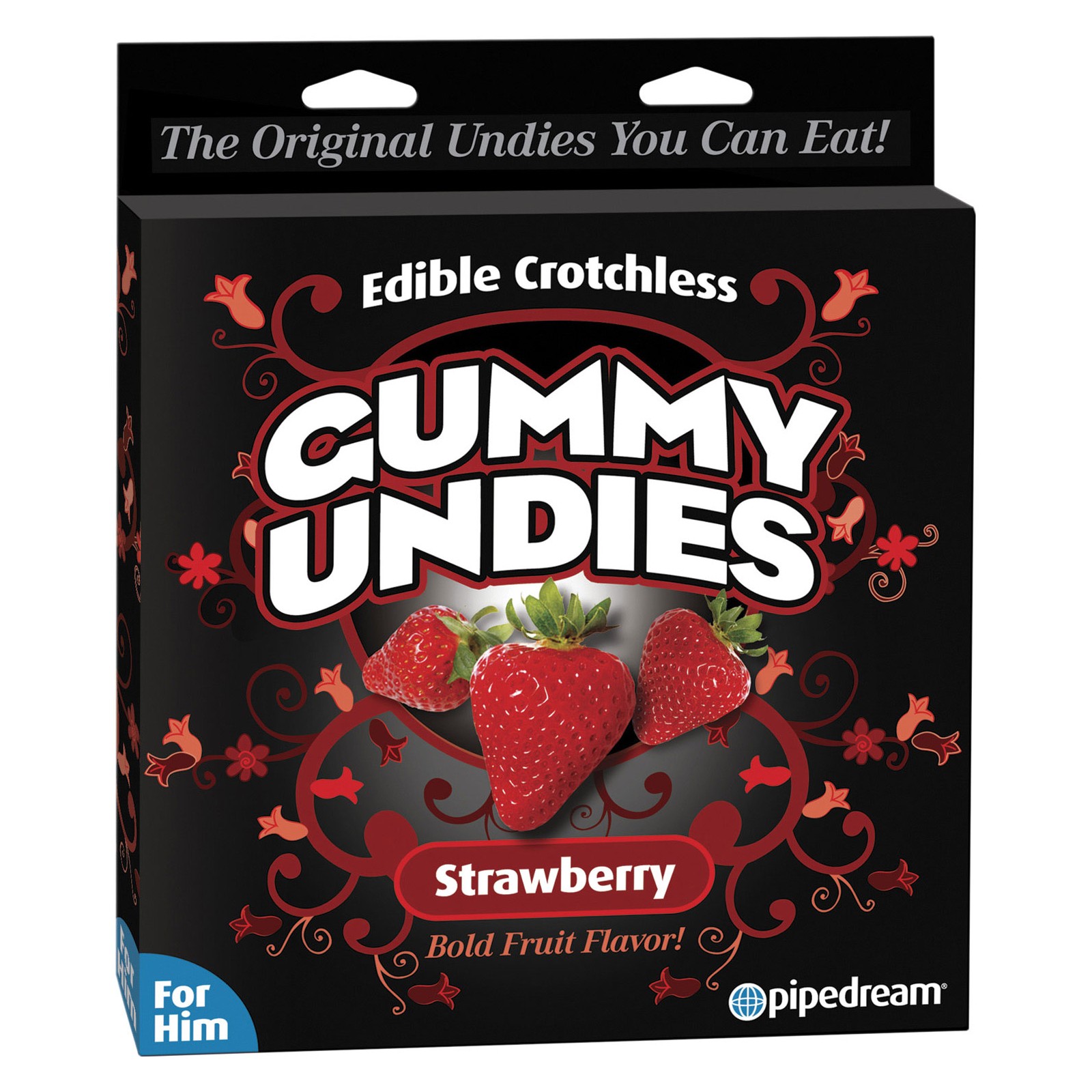 Edible Male Gummy Undies - Strawberry