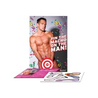 Pin the Macho Party Game