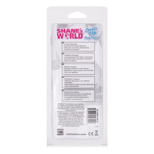 Vibrador Brillante Shane's World Rosa