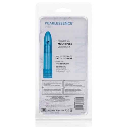 Vibrador Mini Pearlessence 4.5 pulgadas Azul Cielo