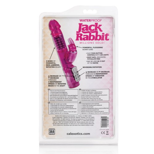 Jack Rabbit with Floating Beads Waterproof - Pink