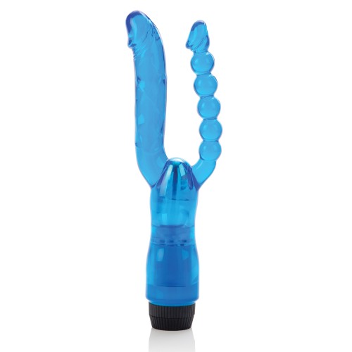 Crystalessence 5 Inch Dual Penetrator - Blue