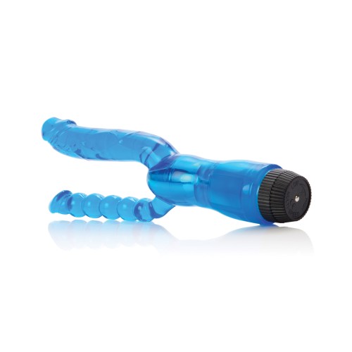 Crystalessence 5 Inch Dual Penetrator - Blue