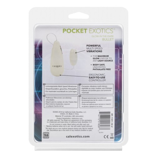 Bullet Brillante en la Oscuridad Pocket Exotics