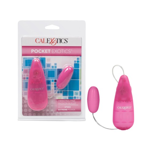 Pocket Exotics Vibrating Bullet Pink Passion