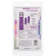 Pocket Exotics Turbo 8 Double Bullets - Purple