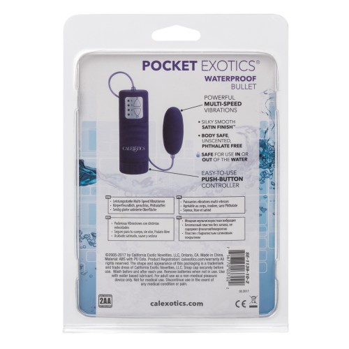 Pocket Exotics Waterproof Bullet - Purple