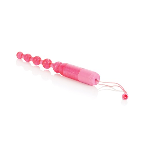 Shop Waterproof Vibrating Pleasure Beads - Pink