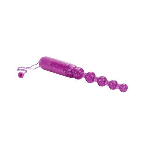 Vibrating Pleasure Beads Waterproof - Purple