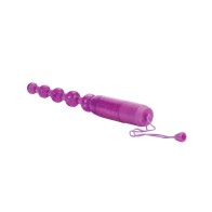 Vibrating Pleasure Beads Waterproof - Purple