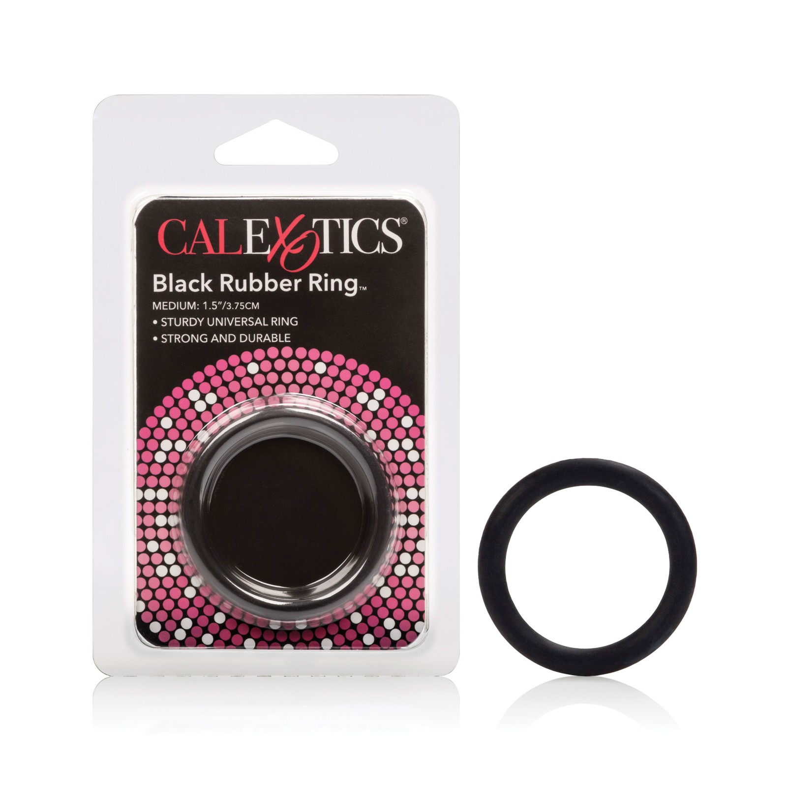 Black Rubber Ring - Medium Erection Enhancer