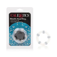 Metallic Bead Ring for Enhanced Pleasure