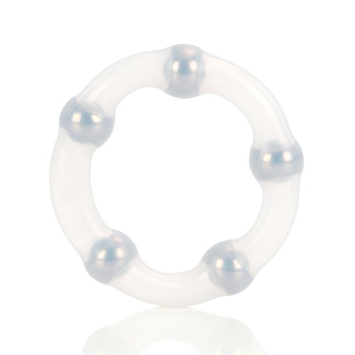 Metallic Bead Ring for Enhanced Pleasure