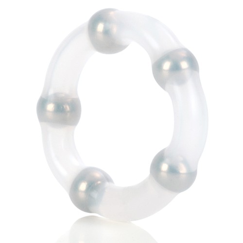 Metallic Bead Ring for Enhanced Pleasure