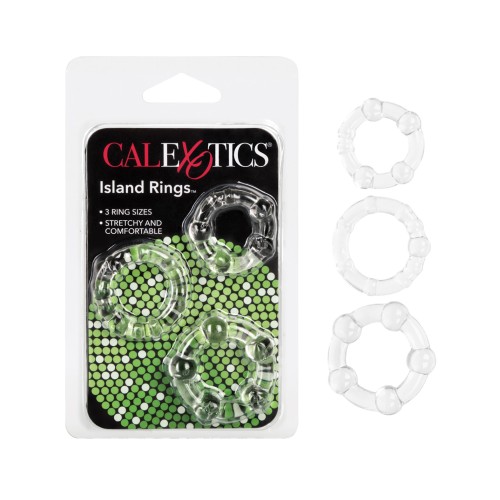 Explore Exotic Silicone Island Rings - Clear