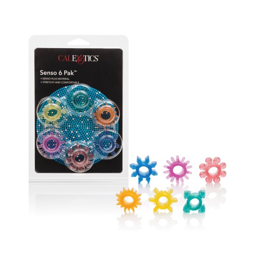 Senso 6 Pack Erection Rings