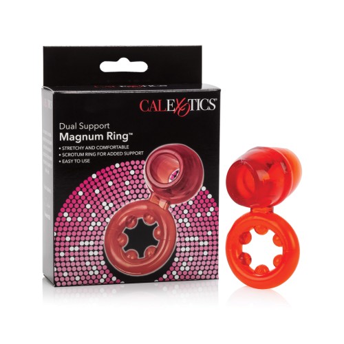 Dual Support Magnum Ring Red - Enhance Your Pleasure