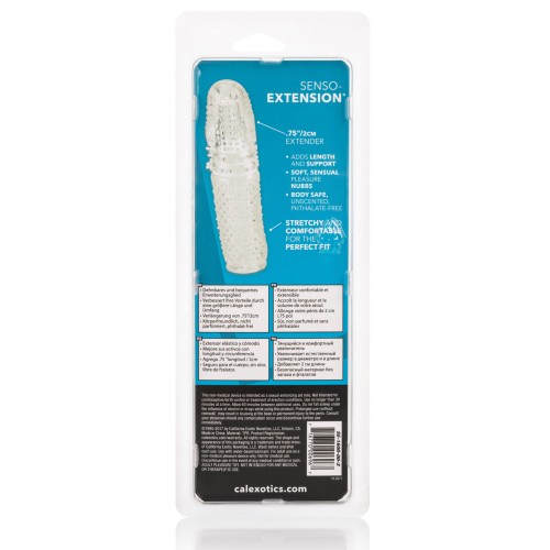 Senso Silicone Penis Extension Clear