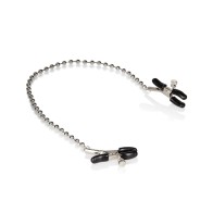 Silver Beaded Nipple Clamps for Pleasure