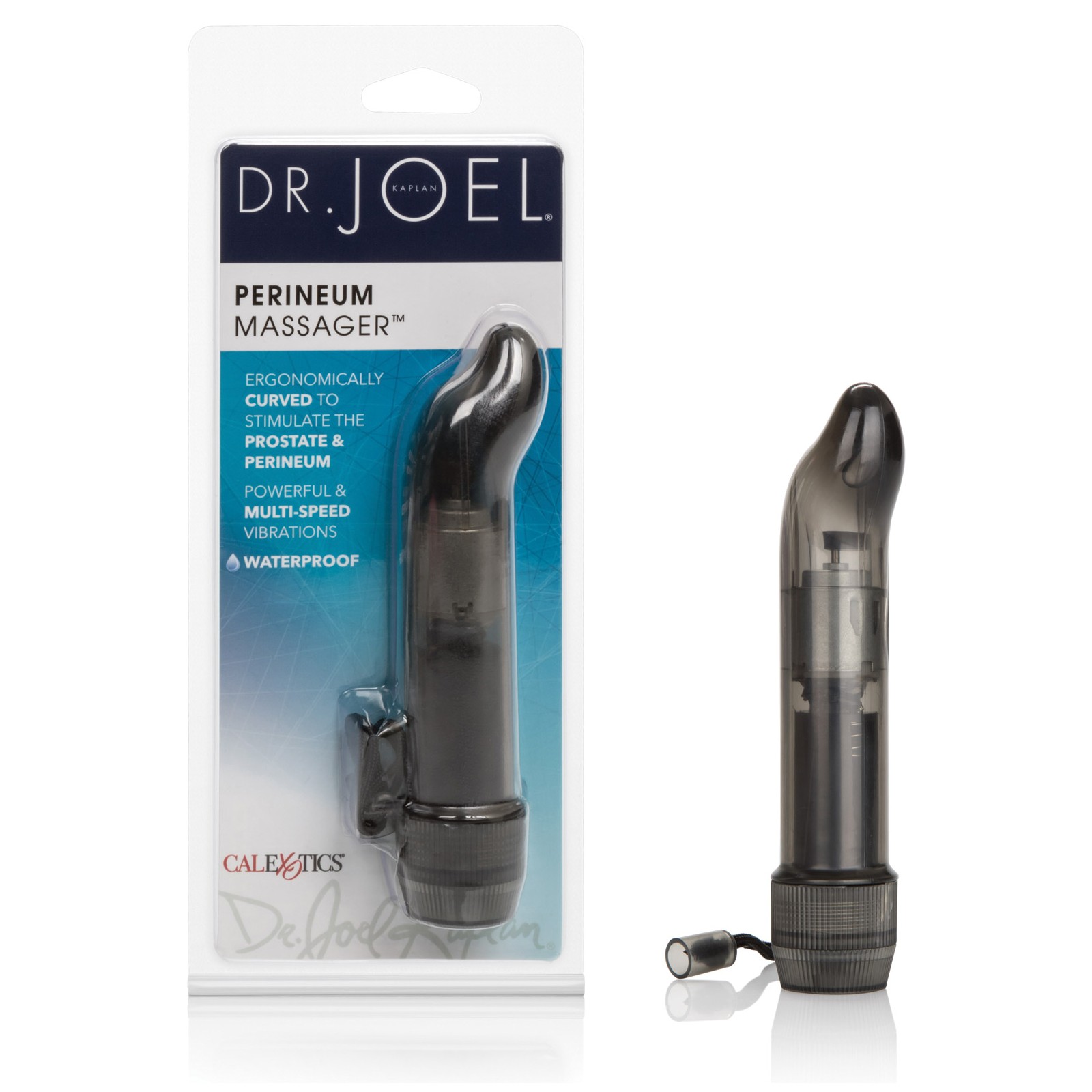 Dr Joel Kaplan 4.5" Perineum Massager - Black | Precision Pleasure