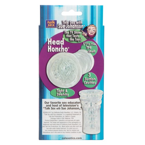 Stroker Sue Johanson Head Honcho Transparente