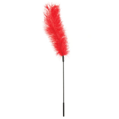 Sportsheets Body Tickler Ostrich Feather Red