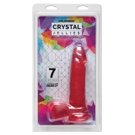 Crystal Jellies 7-Inch Realistic Cock Pink