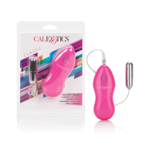 Ballistic Slimline Bullet Pink Powerful Vibrator