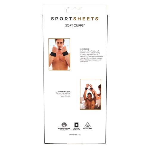 Sportsheets Cuff Love Black - Soft Restraints