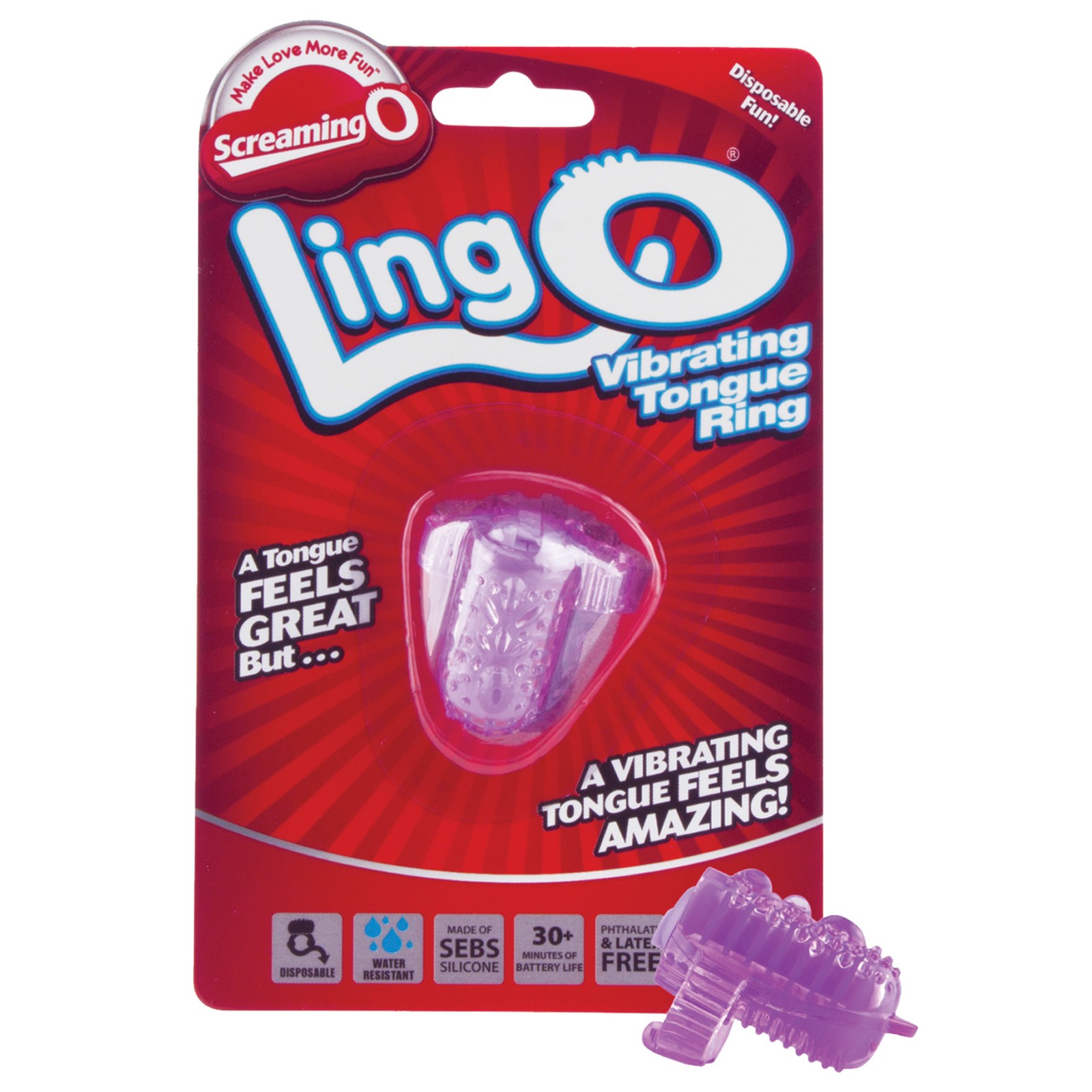 Screaming O LingO Vibrating Tongue Ring