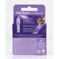 Condones Trojan Her Pleasure - Paquete de 3