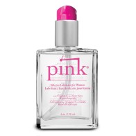 PINK Silicone Lube in Glass Bottle