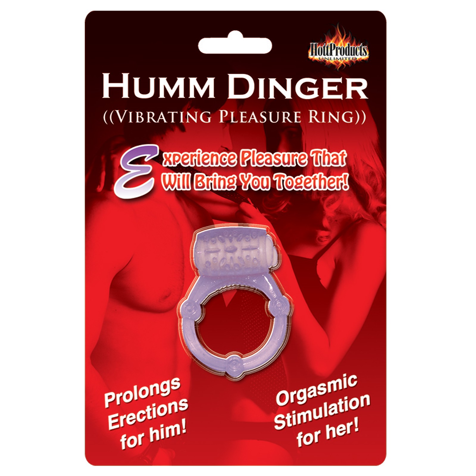 Cockring Vibrante Humm Dinger - Morado