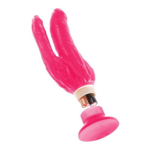 Waterproof Wall Bangers Double Penetrator Pink