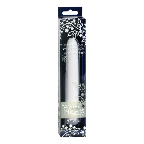 Vibrador de 7 Pulgadas Velvet Touch White Nights