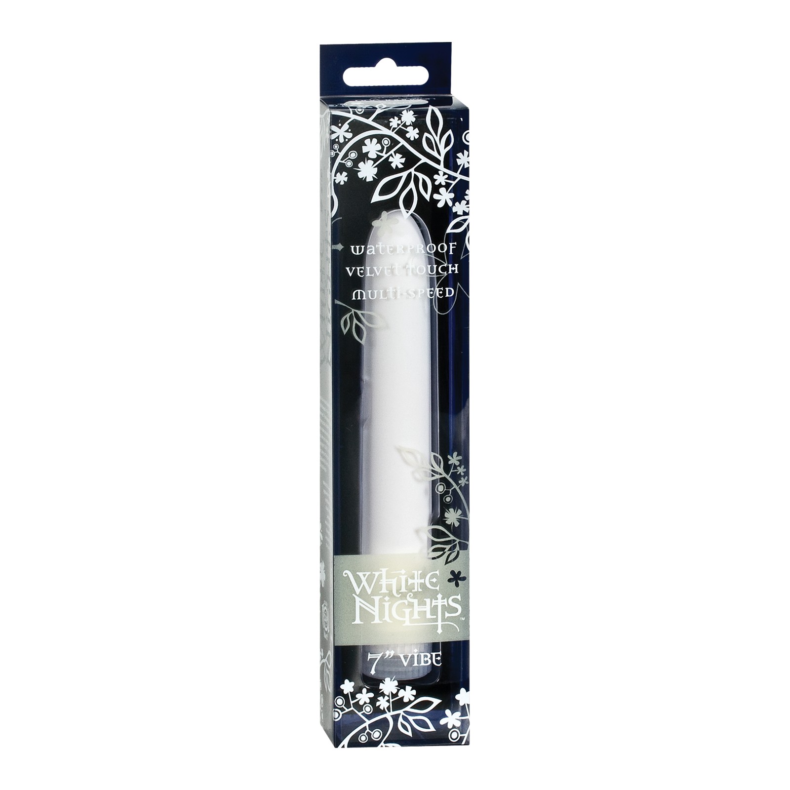 Vibrador de 7 Pulgadas Velvet Touch White Nights