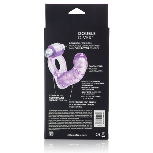 Potenciador Vibrante Double Diver Penetrador Flexible