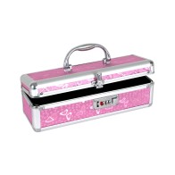 Lockable Vibrator Case - Pink