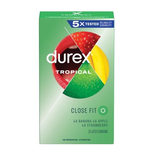 Condones Durex Tropical Caja de 12