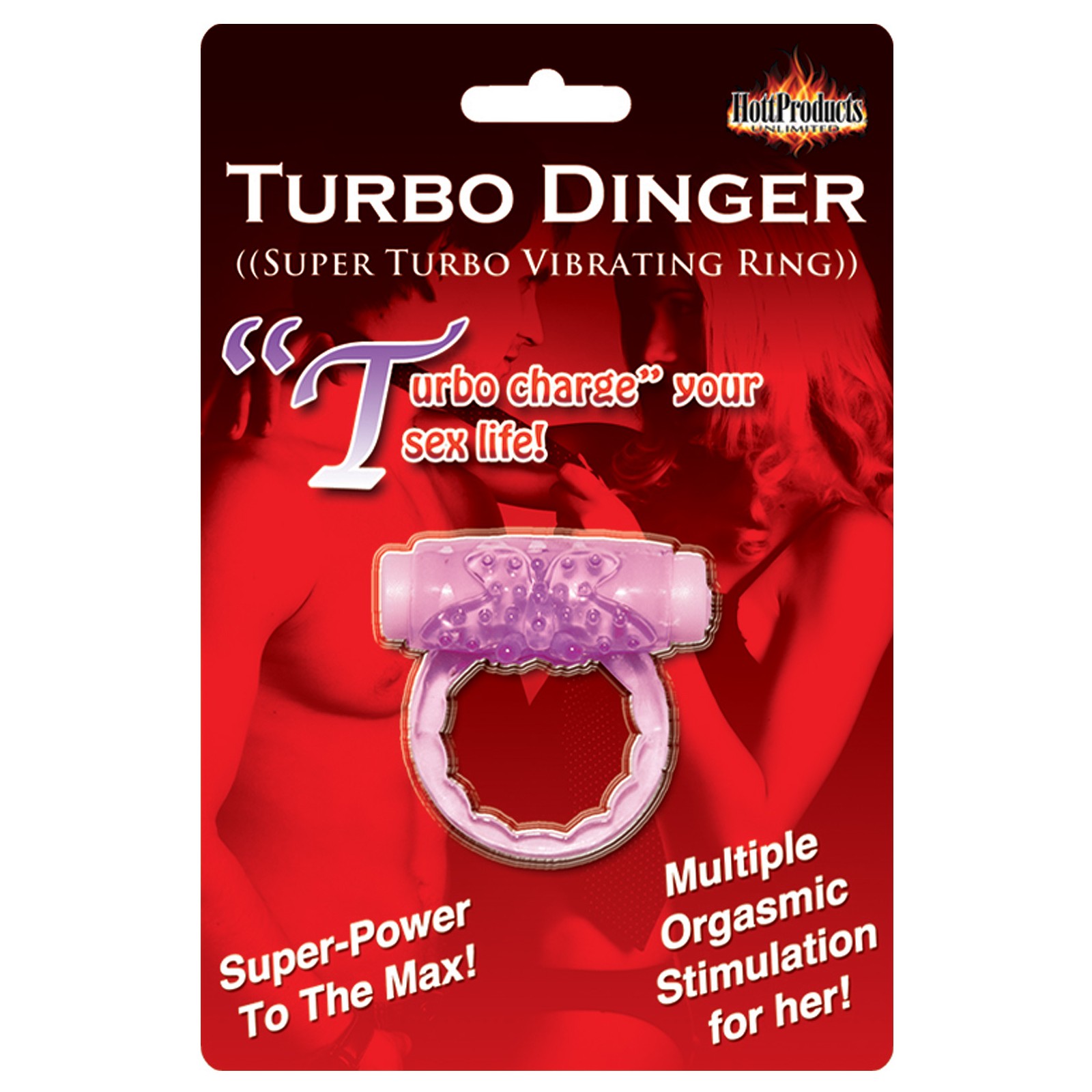 Anillo Vibrador Turbo Humm Dinger Morado