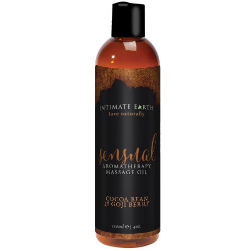 Aceite de Masaje Sensual Intimate Earth - Cacao & Baya de Goji