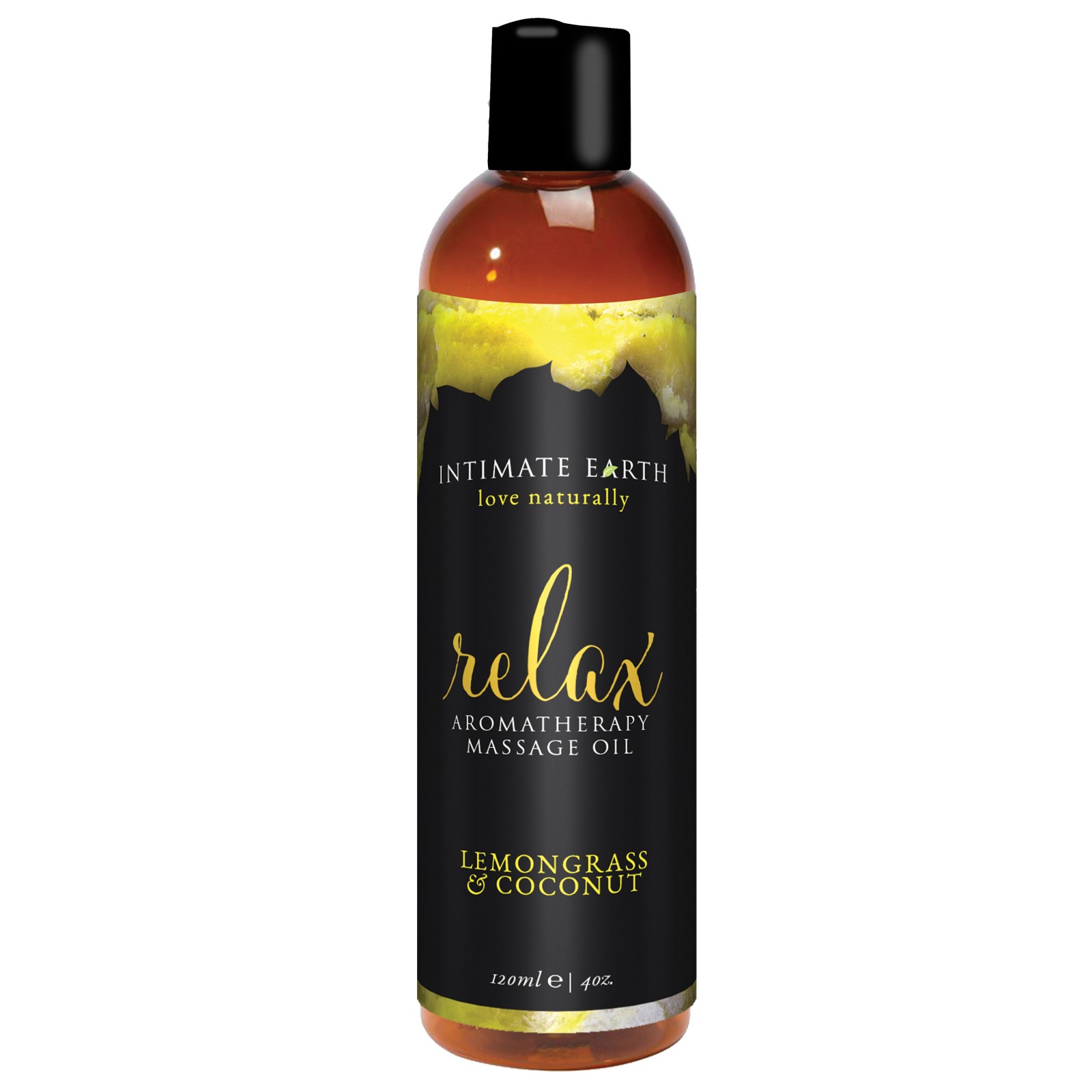 Intimate Earth Relaxing Massage Oil - Coconut & Lemongrass