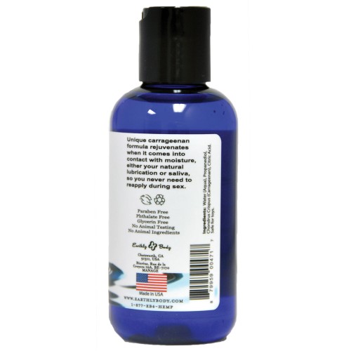 Lubricante Personal Earthly Body Waterslide - 4 oz