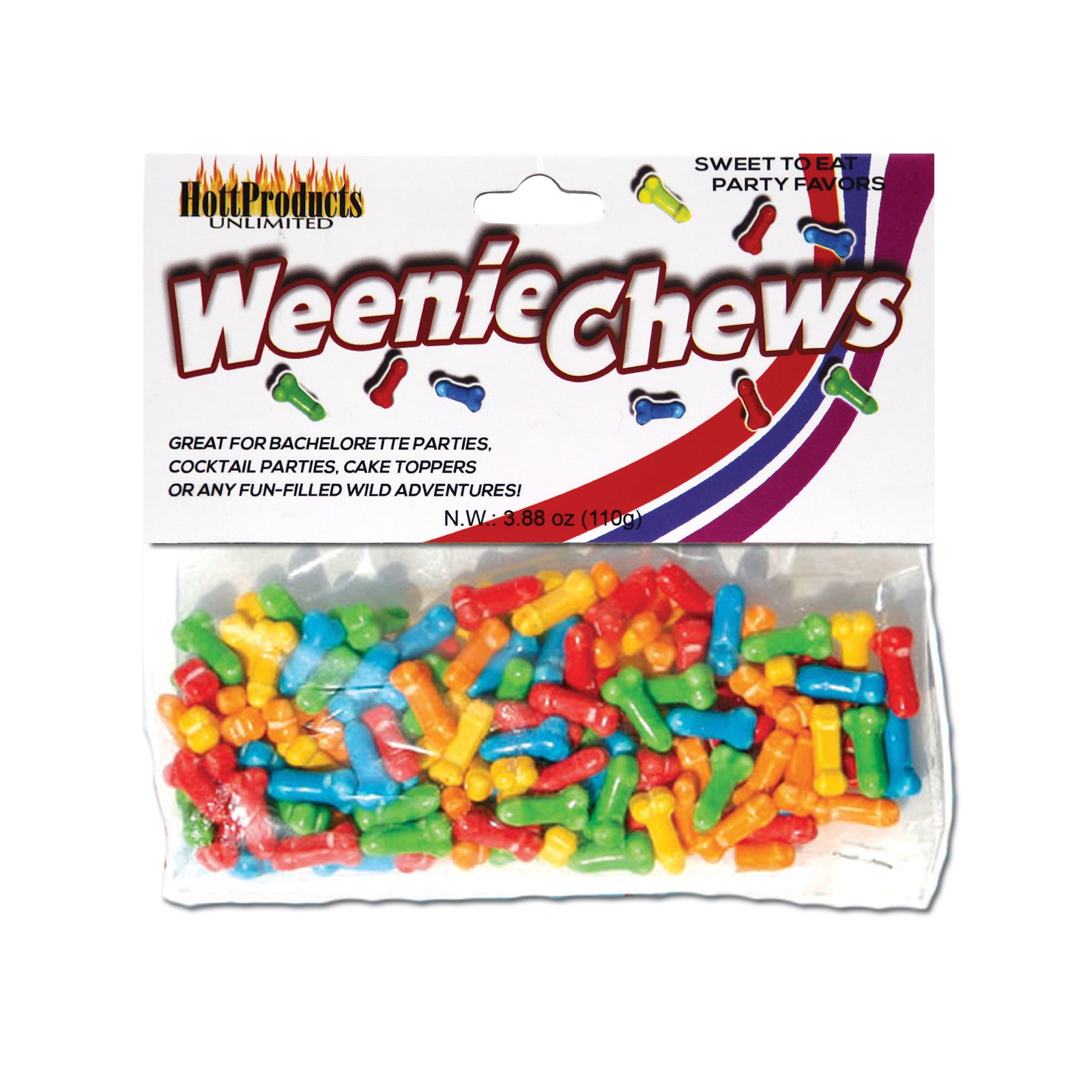 Caramelos Weenie Chews - Bolsa de 125 Sabores Mixtos