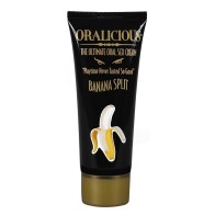 Crema Sexual Oralicious Banana Split para Sabor Mejorado