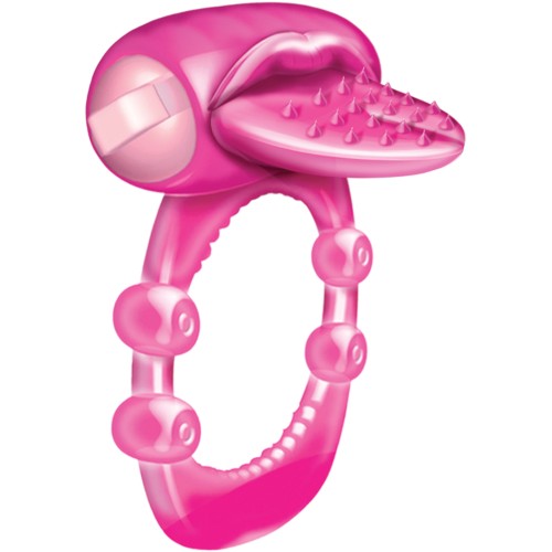 Anillo Vibrador Nubby Tongue - Vibración Intensa