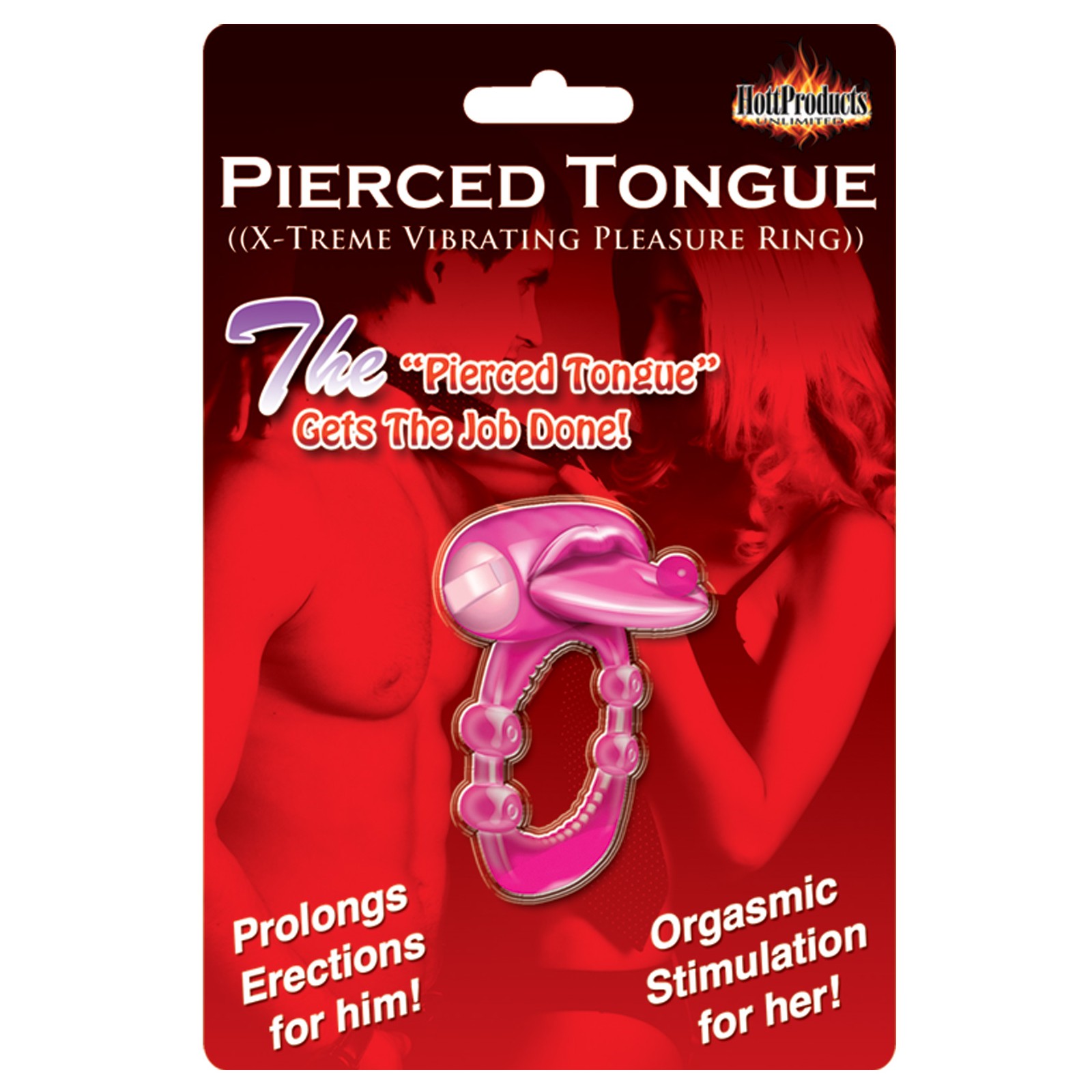 Pierced Tongue X-treme Vibrating Pleasure Ring