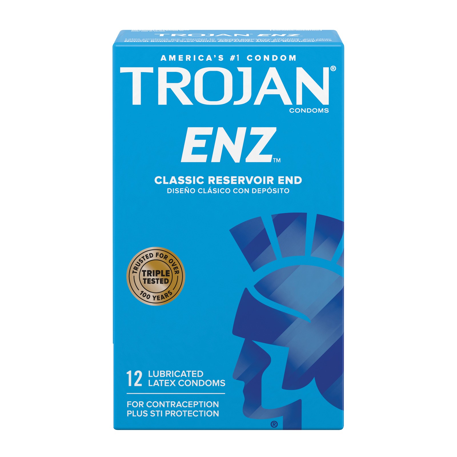 Condones Lubricados Trojan Enz para Placer Seguro