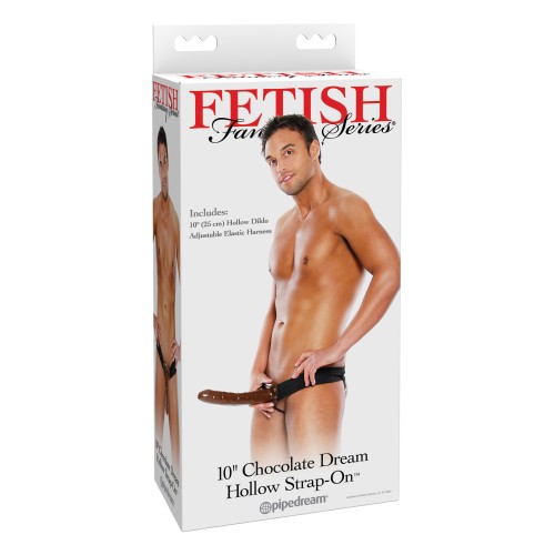 Fetish Fantasy 10" Chocolate Dream Strap-On