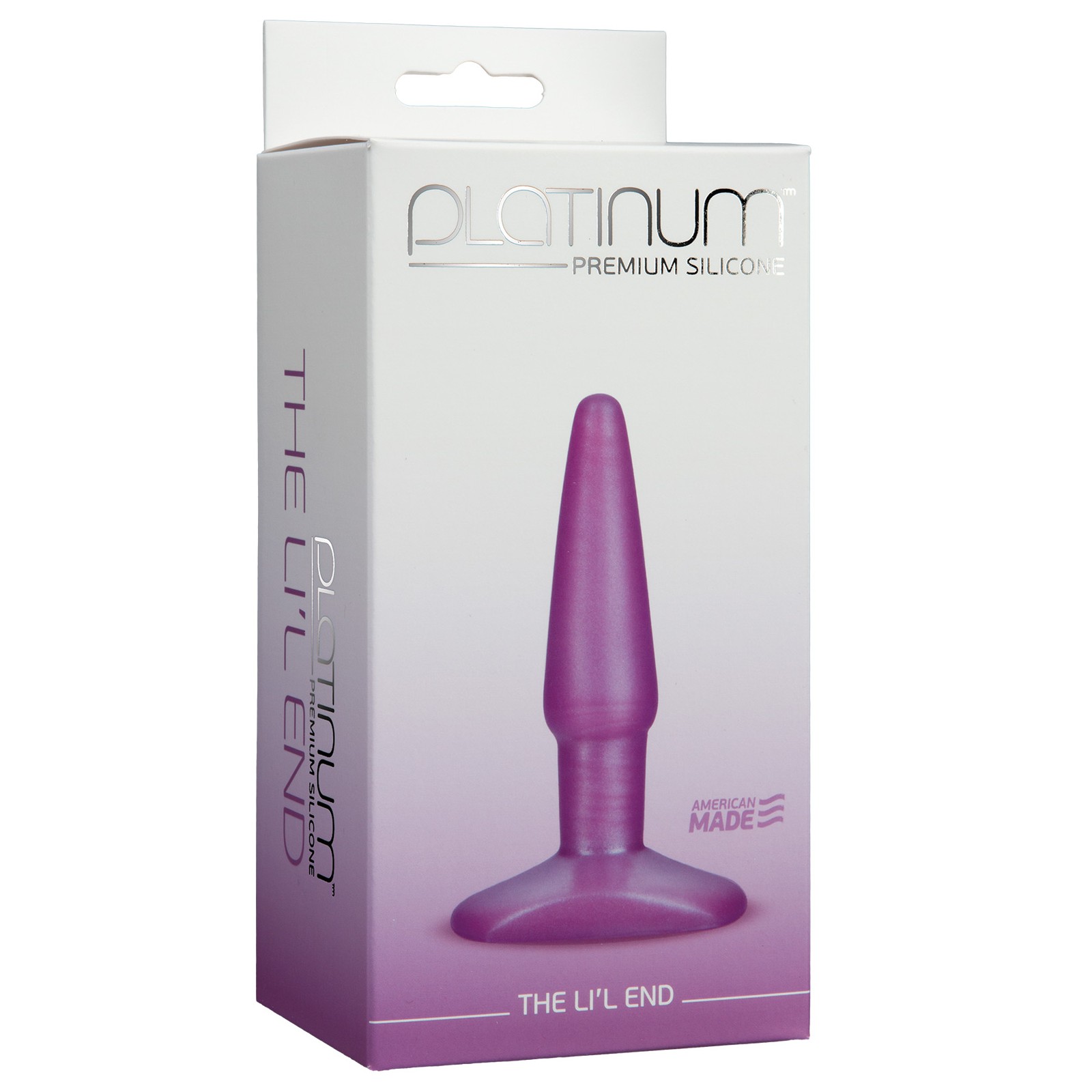 Lil' End Butt Plug in Purple Silicone